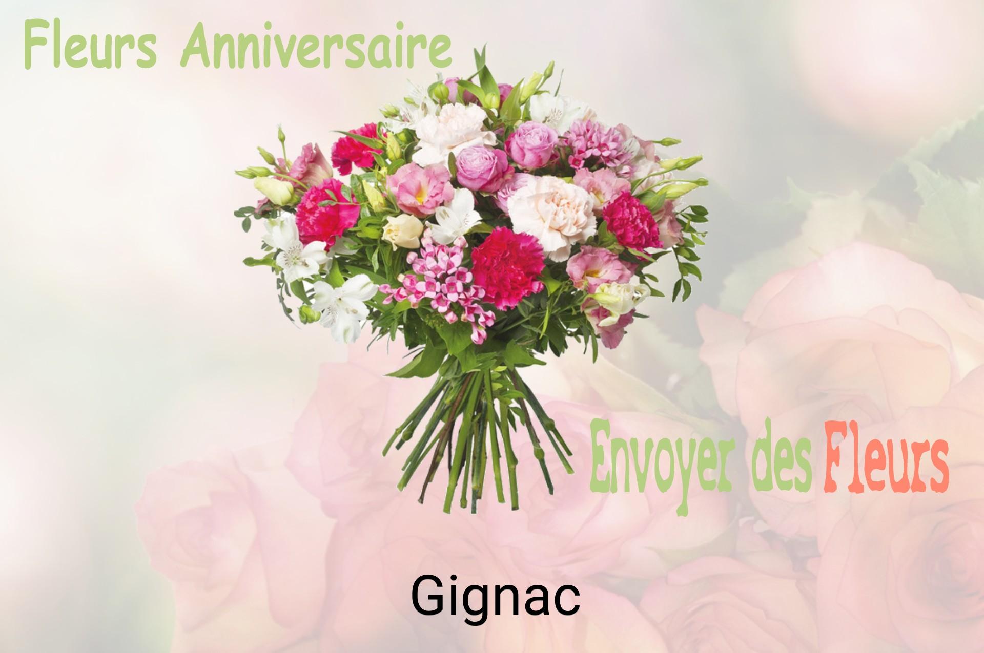 Bouquet de fleurs d’anniversaire livré à Gignac
